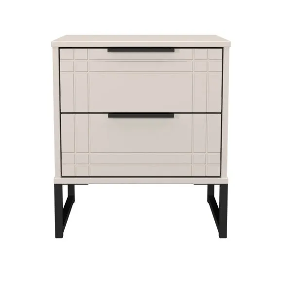 Darlton 2 Drawer Bedside Table 2