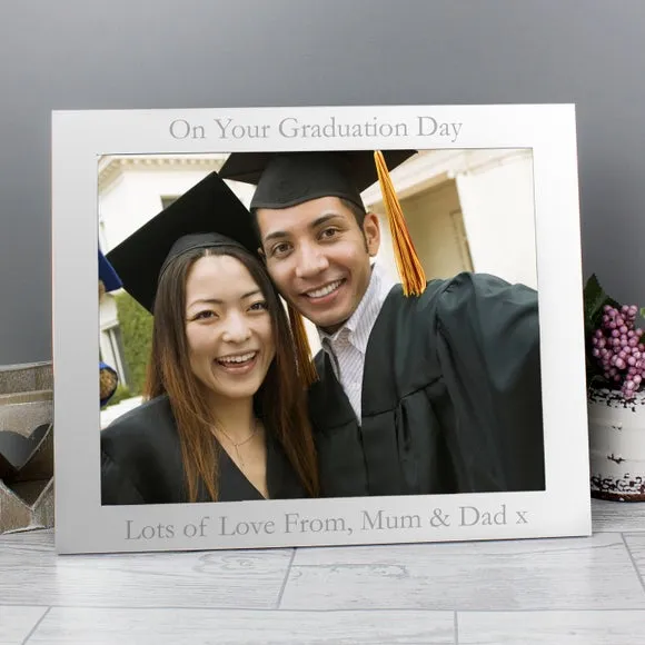 Personalised Landscape Silver Photo Frame 6
