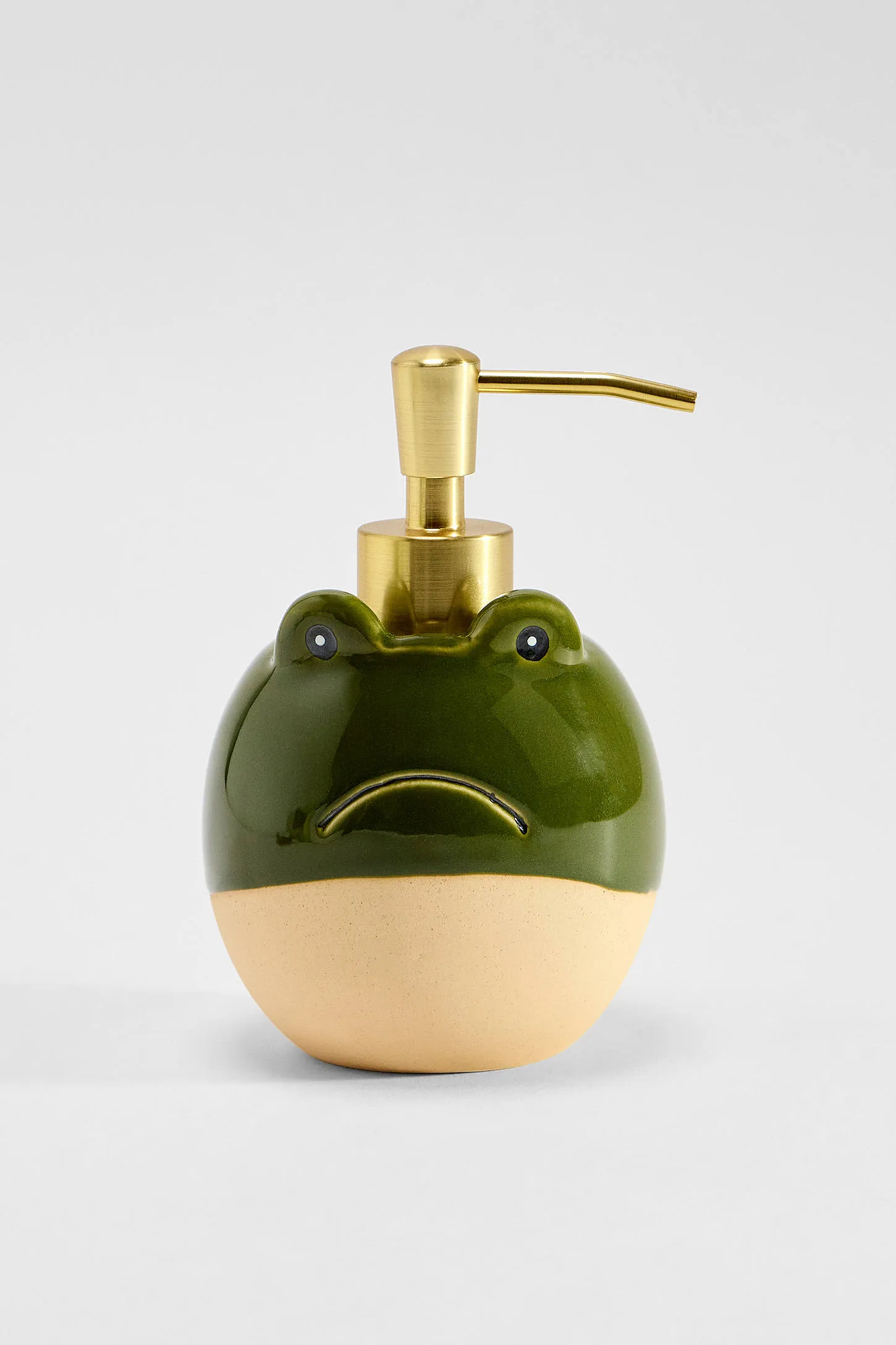 Grumpy Frog Soap Dispenser - Green ALL 3