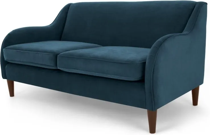 Helena 3 Seater Sofa, Plush Teal Velvet