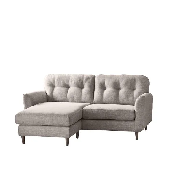 Sven Tonal Weave Reversible Corner Chaise Sofa 4