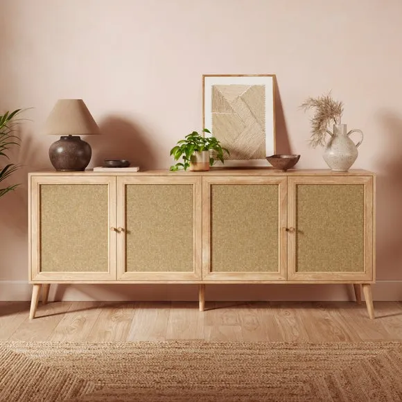 Jordyn Extra Wide Sideboard, Mango Wood Effect