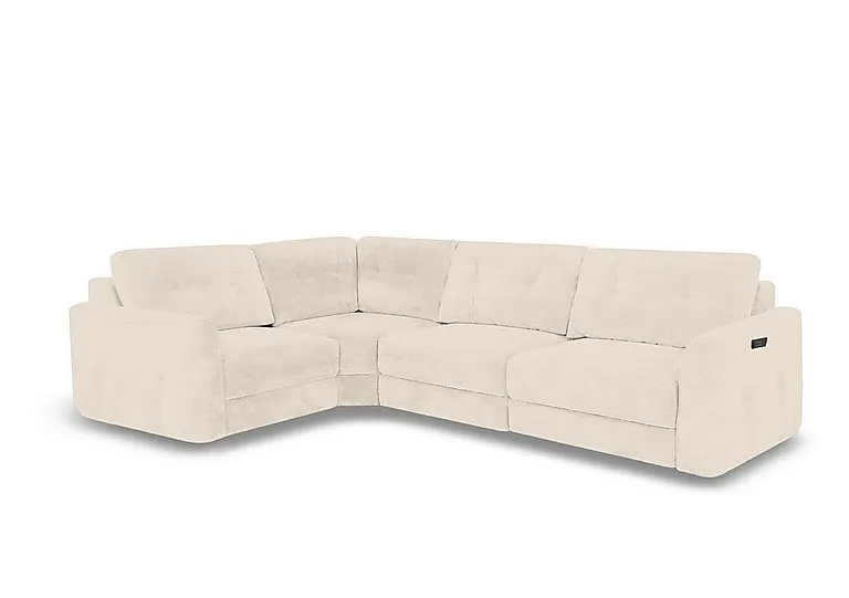 Drift Small Fabric Power Glider Left Hand Facing Corner Sofa - Sofas and Armchairs - In Time for Christmas