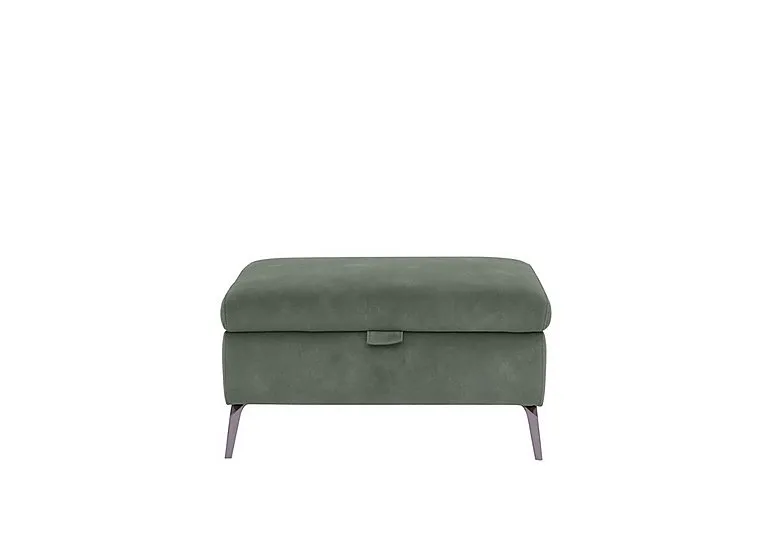 Jude Fabric Storage Footstool - Dexter Fern