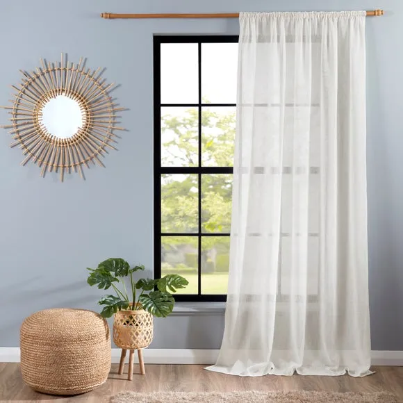 Recycled Polyester Slot Top Single Voile Panel 2