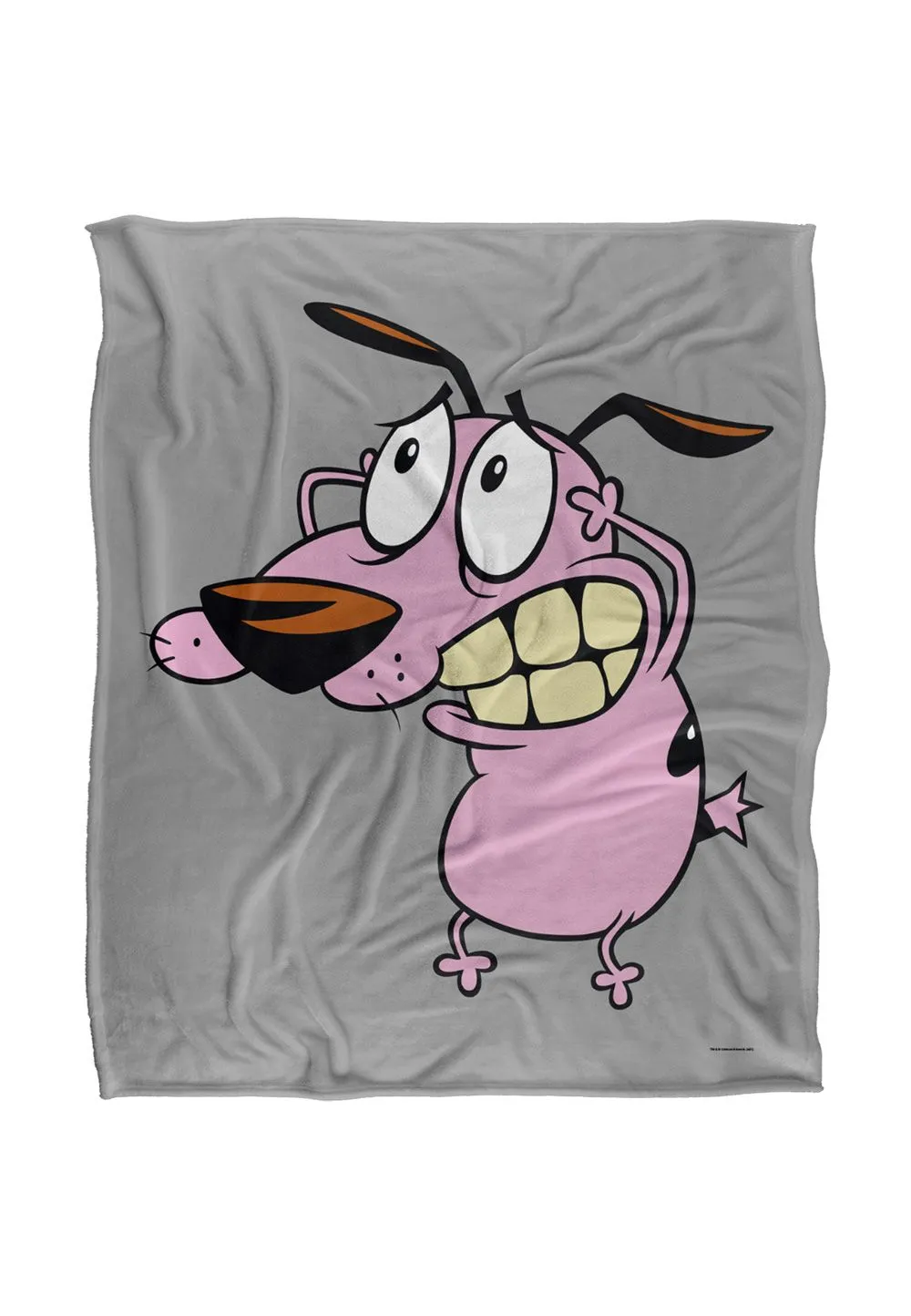 Courage The Cowardly Dog Season 1 Cover Silky Touch Super Soft Throw Blanket 152 X 127 cm in White