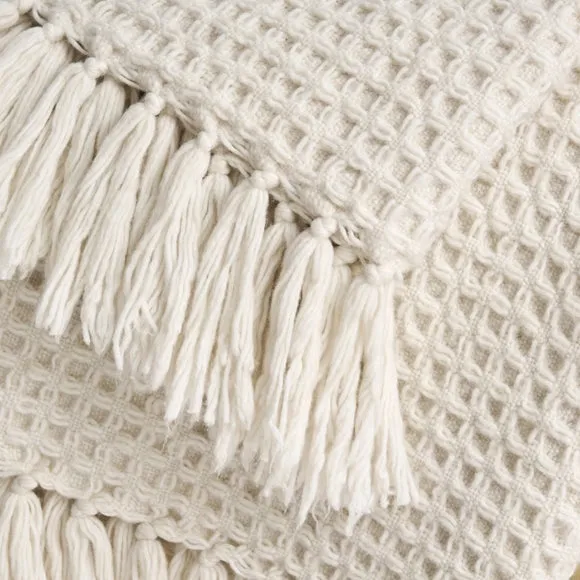 Chunky Waffle Throw Blanket 4