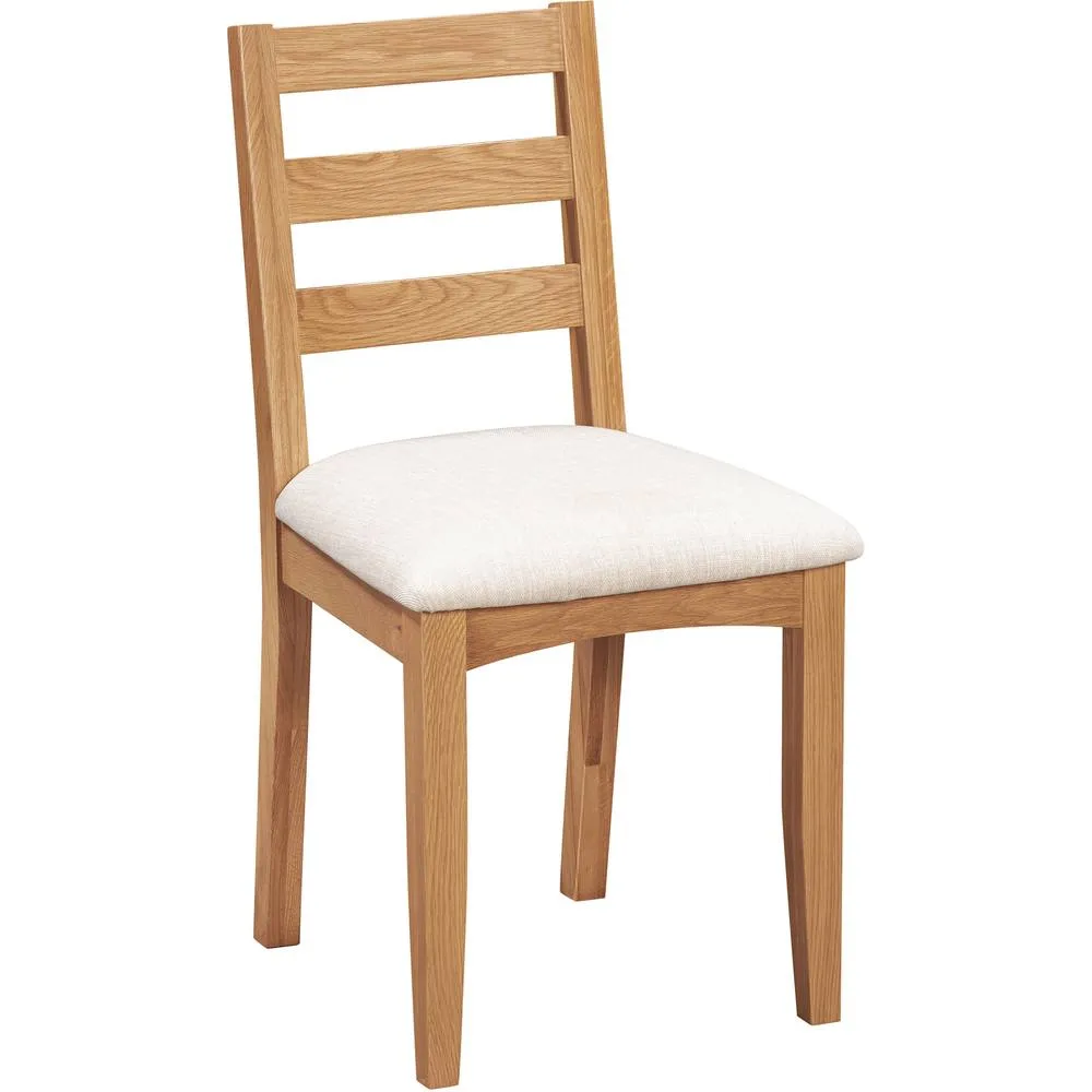 Seconique Cambridge Dining Chair (X2 Per Box) - Honey/Oat Fabric in Light Brown 2