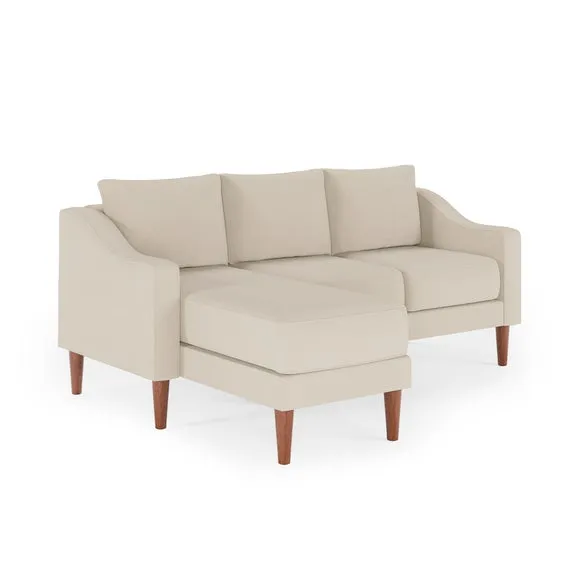 Hugo Flatweave 3 Seater Corner Chaise Sofa 6