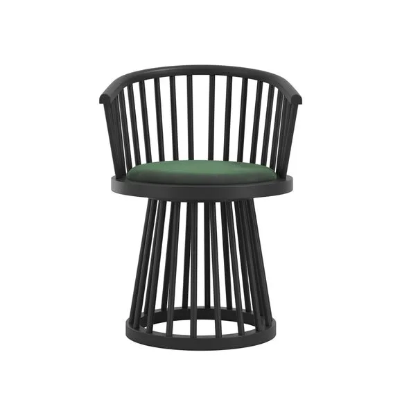 Return - LPD Lina Dining Chair, Green Velvet 2