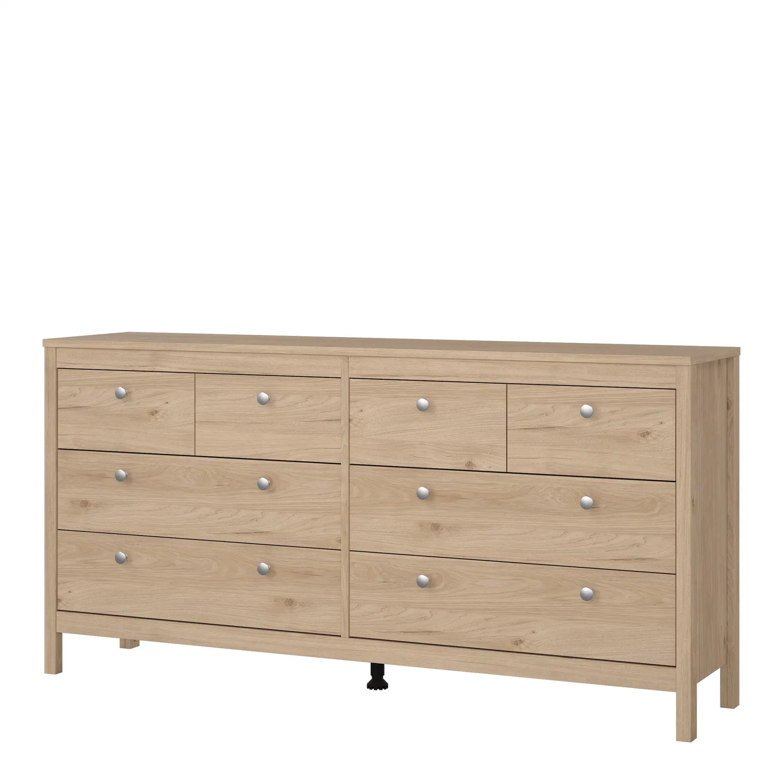 Furniture To Go Madrid Double Dresser 4+4 drawers in Jackson Hickory Oak in Light Oak 3