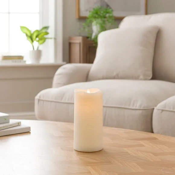 LED Blow Out Pillar Candle 1