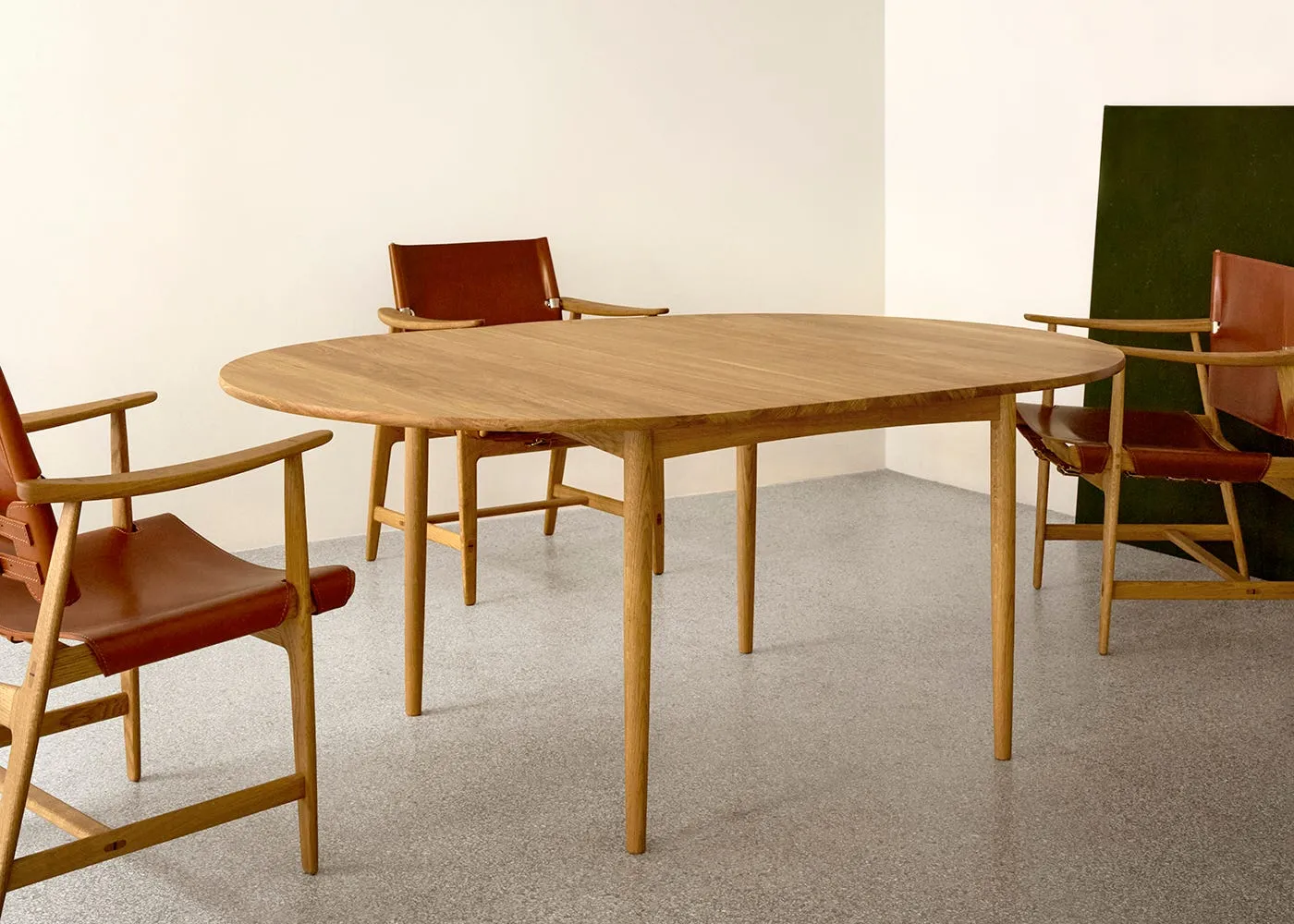 Carl Hansen & Son BM0121 Extension Leaf Soap Oak 120 x 60cm 3