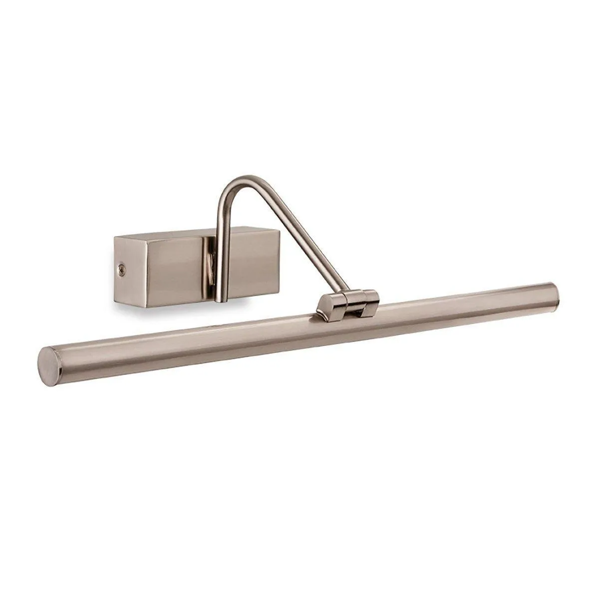 Netlighting LED 1 Light Picture Wall Light Brushed Steel in Grey