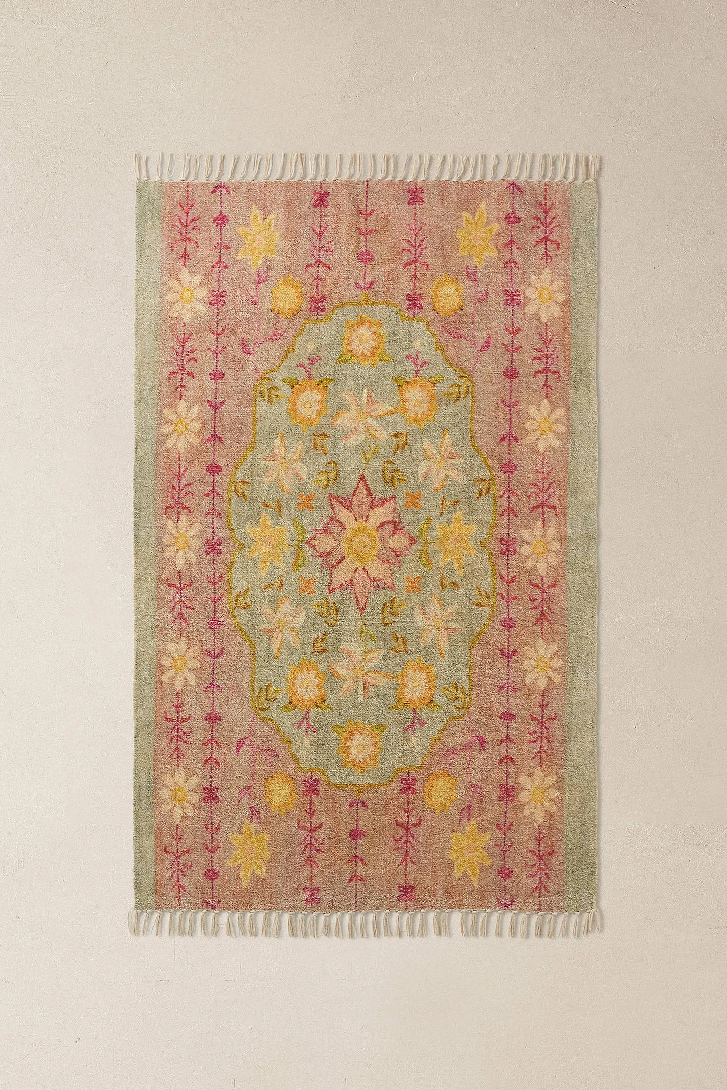 Juniper Pink 3x5ft / 90cmx150cm Rug - Pink 2