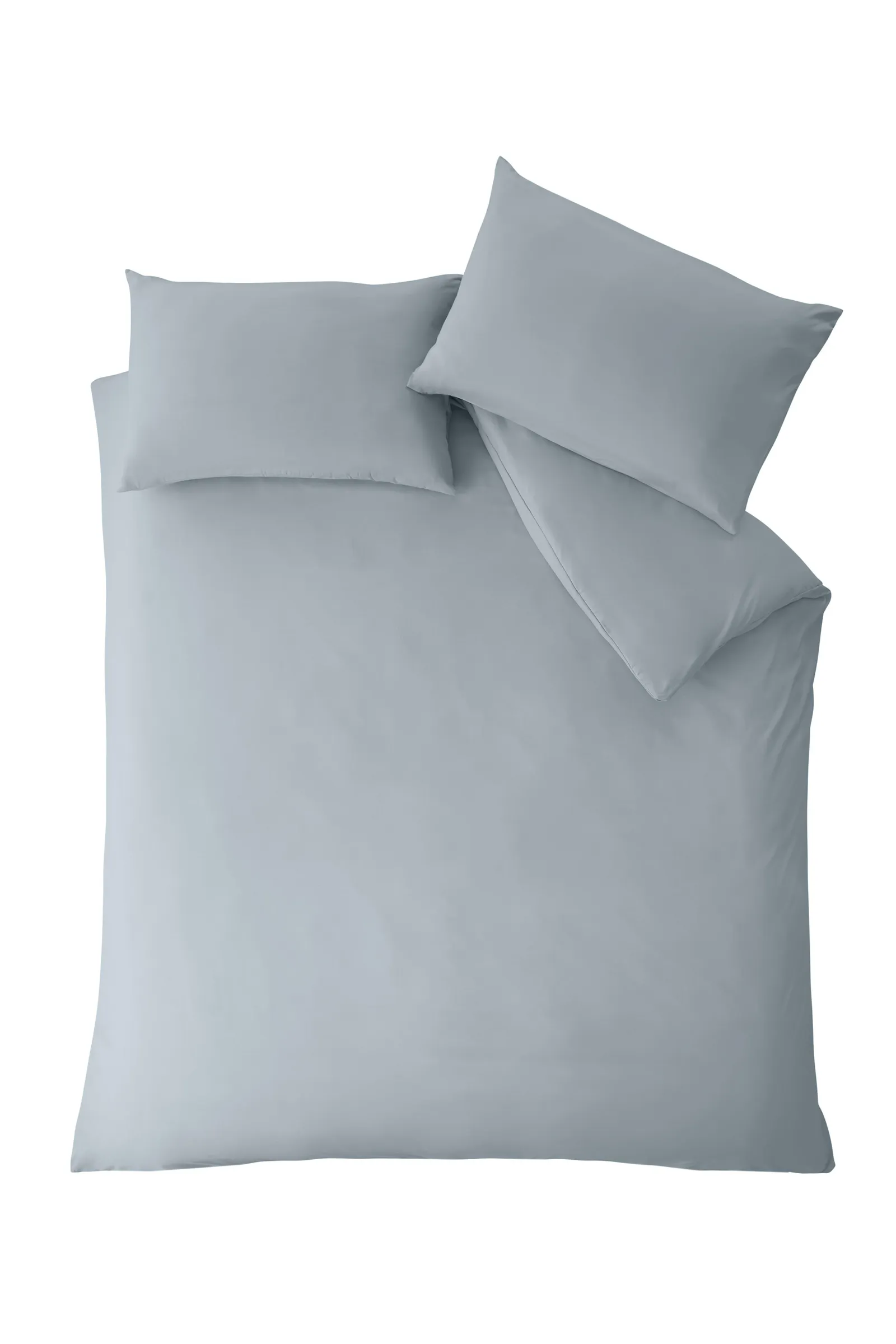Catherine Lansfield So Soft Non Iron Duvet Cover Set in Mid Grey 4