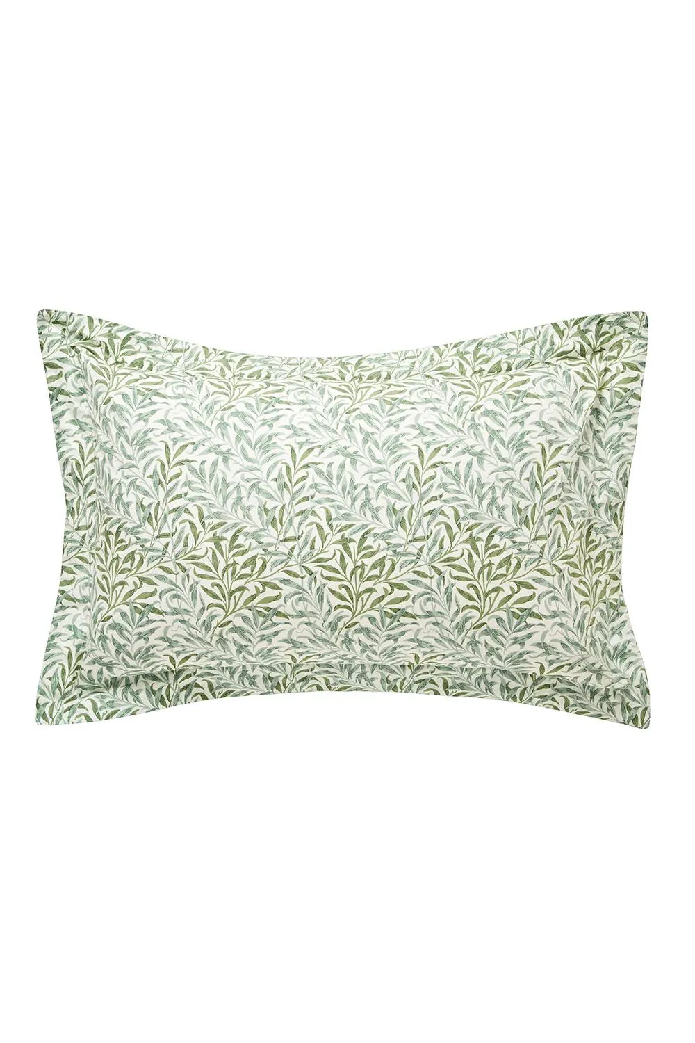 Morris & Co 'Willow Bough Sage' Cotton Percale Duvet Cover Set in Green 3