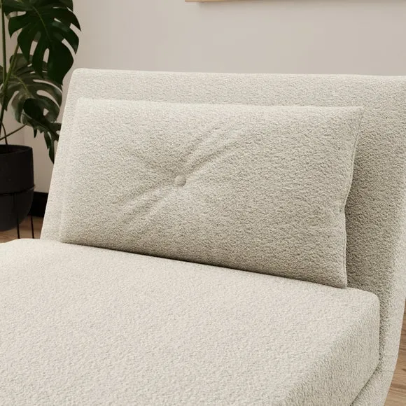 Phoebe Sherpa Single Chair Bed 4