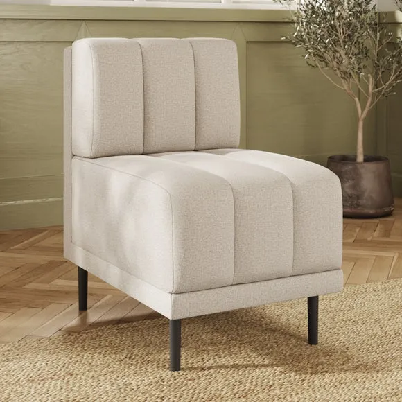 Amali Small Dining Bench, Textured Weave 3