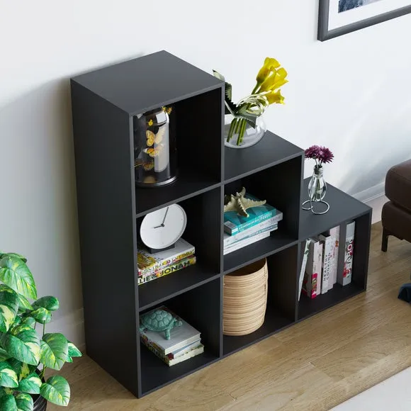 Vida Designs Durham 6 Cube Staircase Storage Unit 4