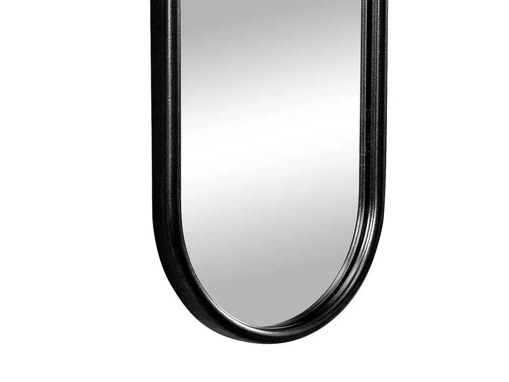 Vente-unique Set Of 3 Oval Metal Mirrors - W.23 X H.120 Cm - Black - JAYLEN 6