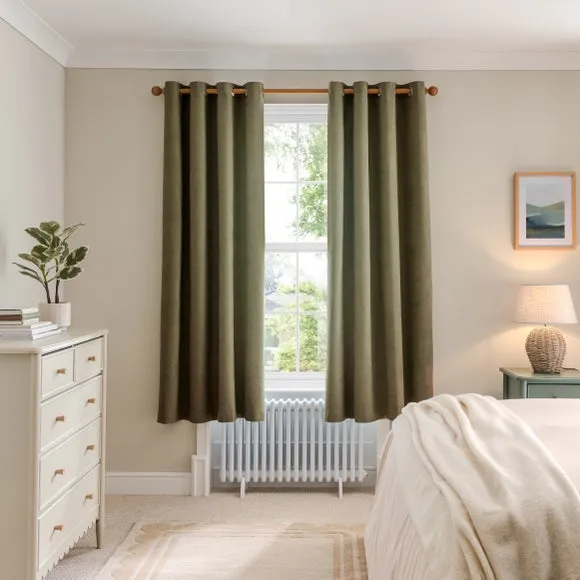 Luna Brushed Eyelet Curtains (Blackout Available) 4