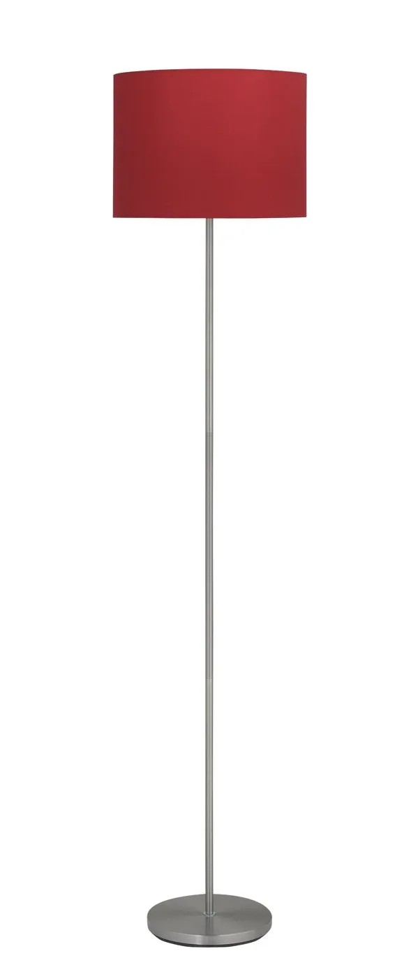 Argos Home Satin Stick FLoor Lamp - Red