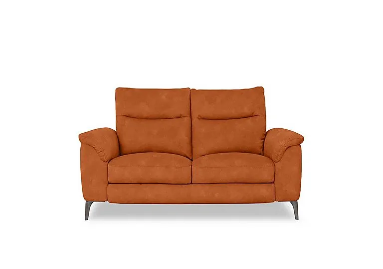 Morgan Fabric 2 Seater Sofa - Dexter Pumpkin