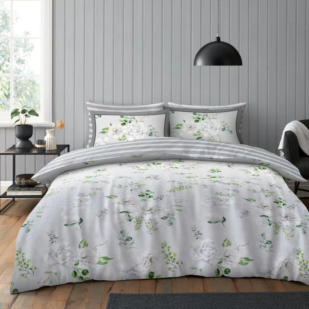 GAVENO CAVAILIA Evelina Printed Duvet Cover Set in White