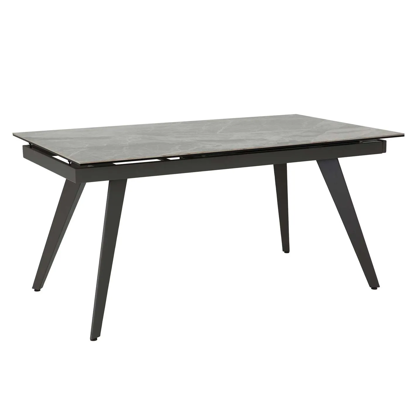 Venezia Extending Dining Table, Italian Dark Grey and Grey