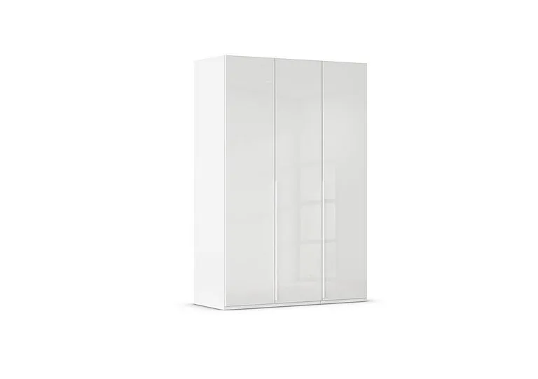 Haven 151cm 3 Door Hinged Wardrobe with Glass Doors