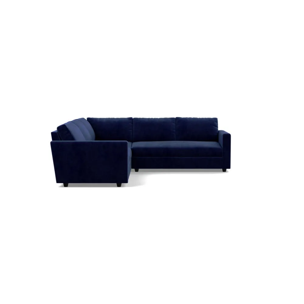 Heal's Nimbus II Large Corner Sofa Smart Luxe Velvet Midnight 1