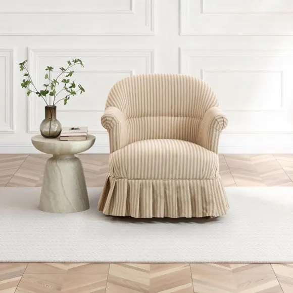 Goldie Frill Rutland Stripe Accent Chair 2