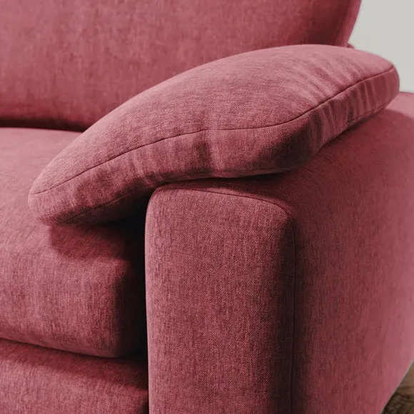 Magnus Vintage Soft Chenille Corner Chaise Sofa 5