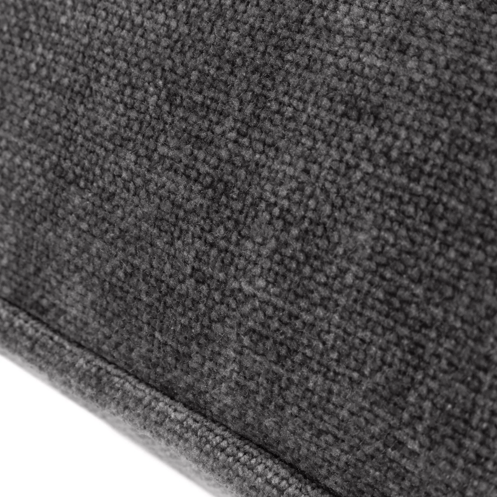 Yard Heavy Chenille Woven Piped Cushion in Charcoal 4
