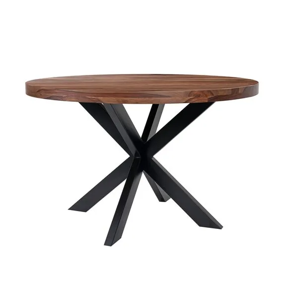 Indus Valley Logan 4 Seater Round Dining Table 3