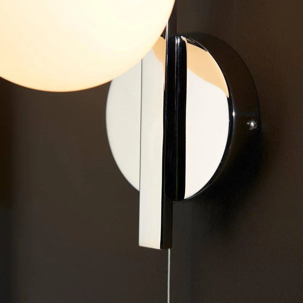 Netlighting 'RIOMAGGIORE' Non Dimmable Contemporary Bathroom Glass Wall Lamp in Grey 5
