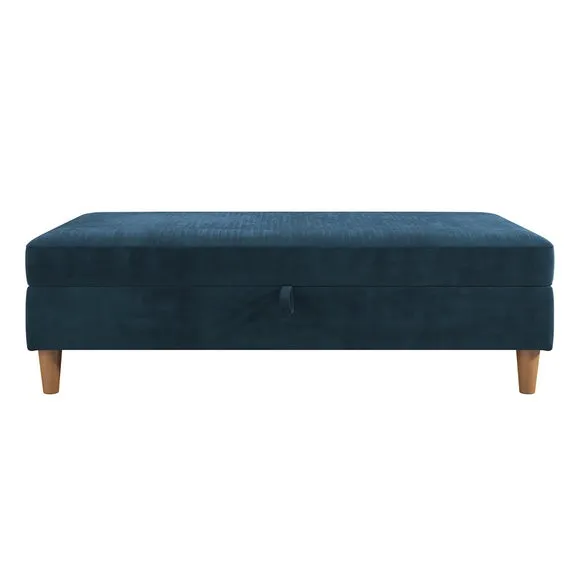 Hartford Chenille Storage Ottoman 4