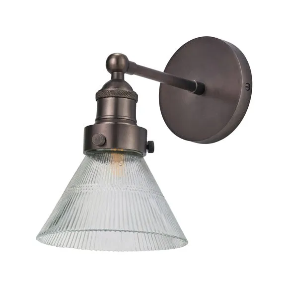 Return - Pacific Lifestyle Lenox Ribbed Wall Light 5