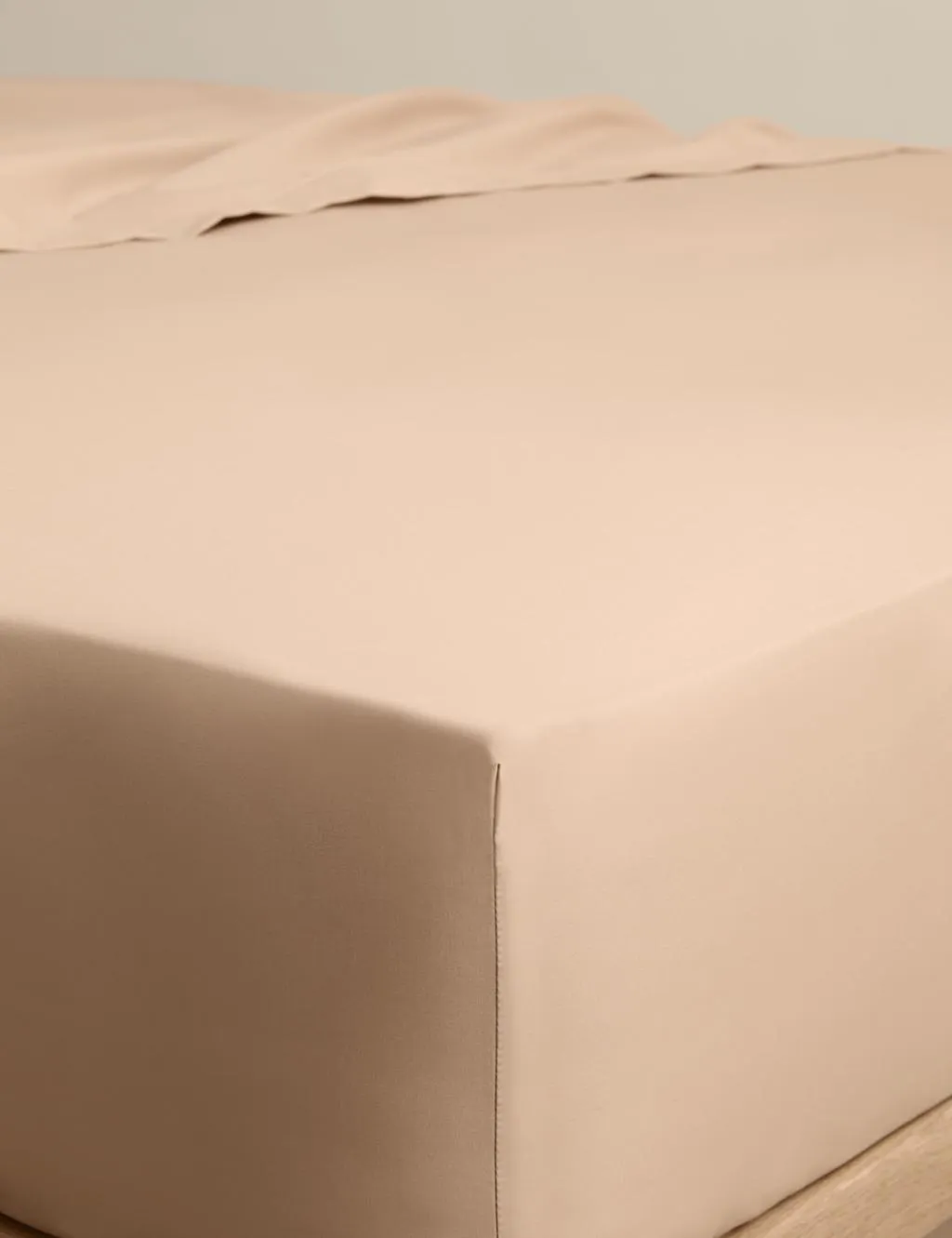 M&S Egyptian Cotton 230 Thread Count StayPut Fitted Sheet Biscuit