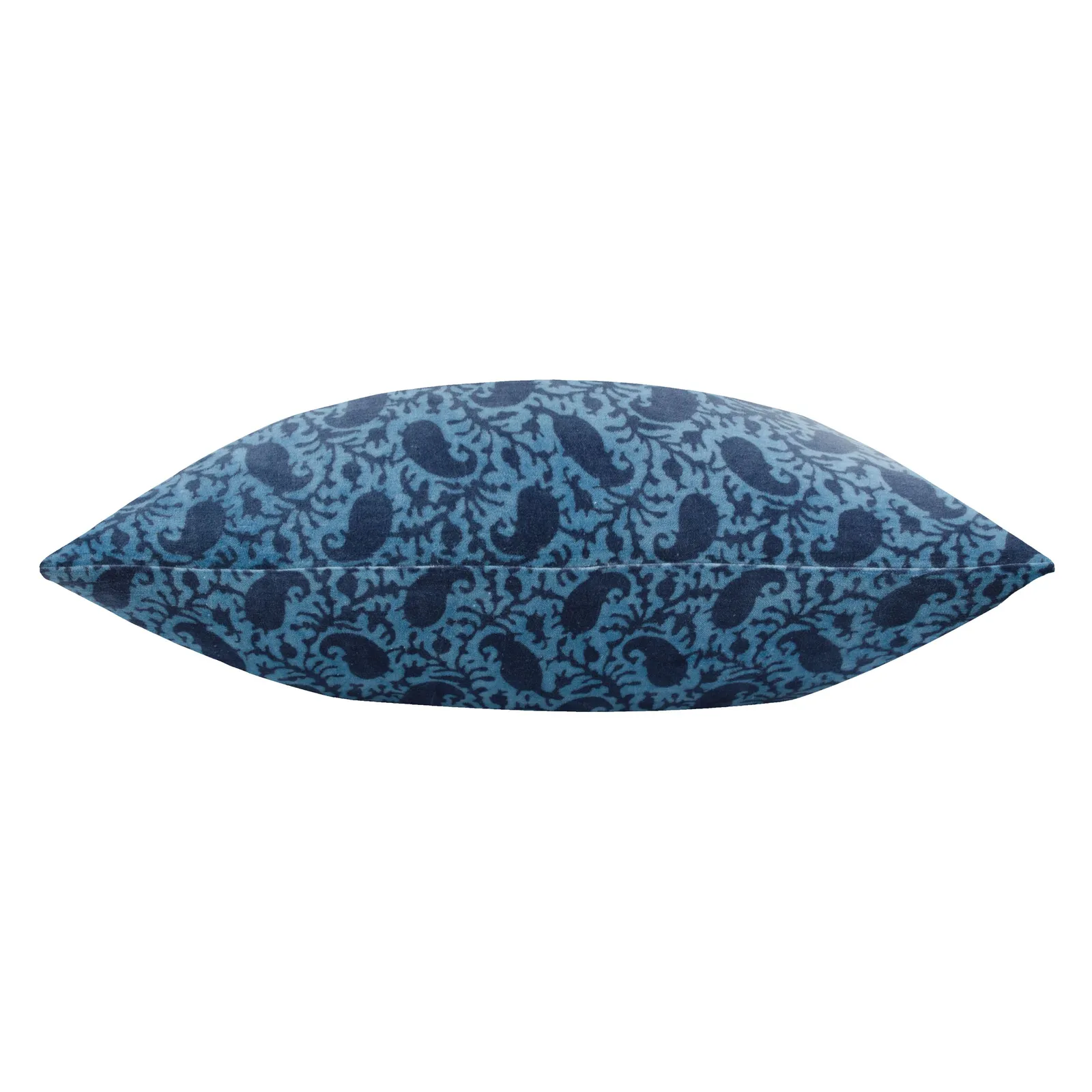 Paoletti Boteh Paisley 100% Cotton Cushion in Navy 3