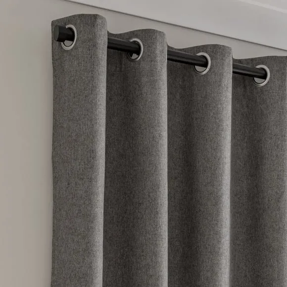 Luna Brushed Eyelet Curtains (Blackout Available) 1