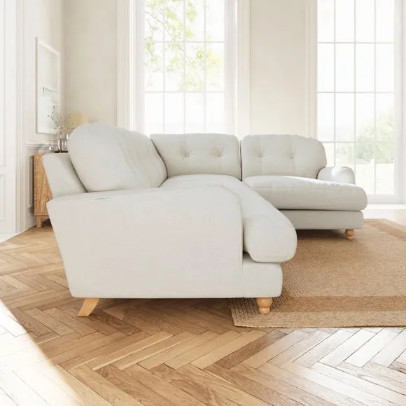 Martha Chenille Soft Texture Full Corner Sofa 3