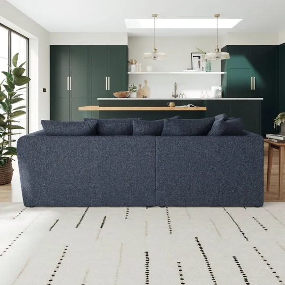Blake Multi Texture Corner Chaise Sofa 3
