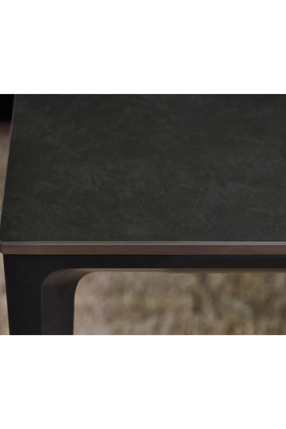Julian Bowen Miami Rectangular Stone Top 4-6 Seater Dining Table in Grey 6