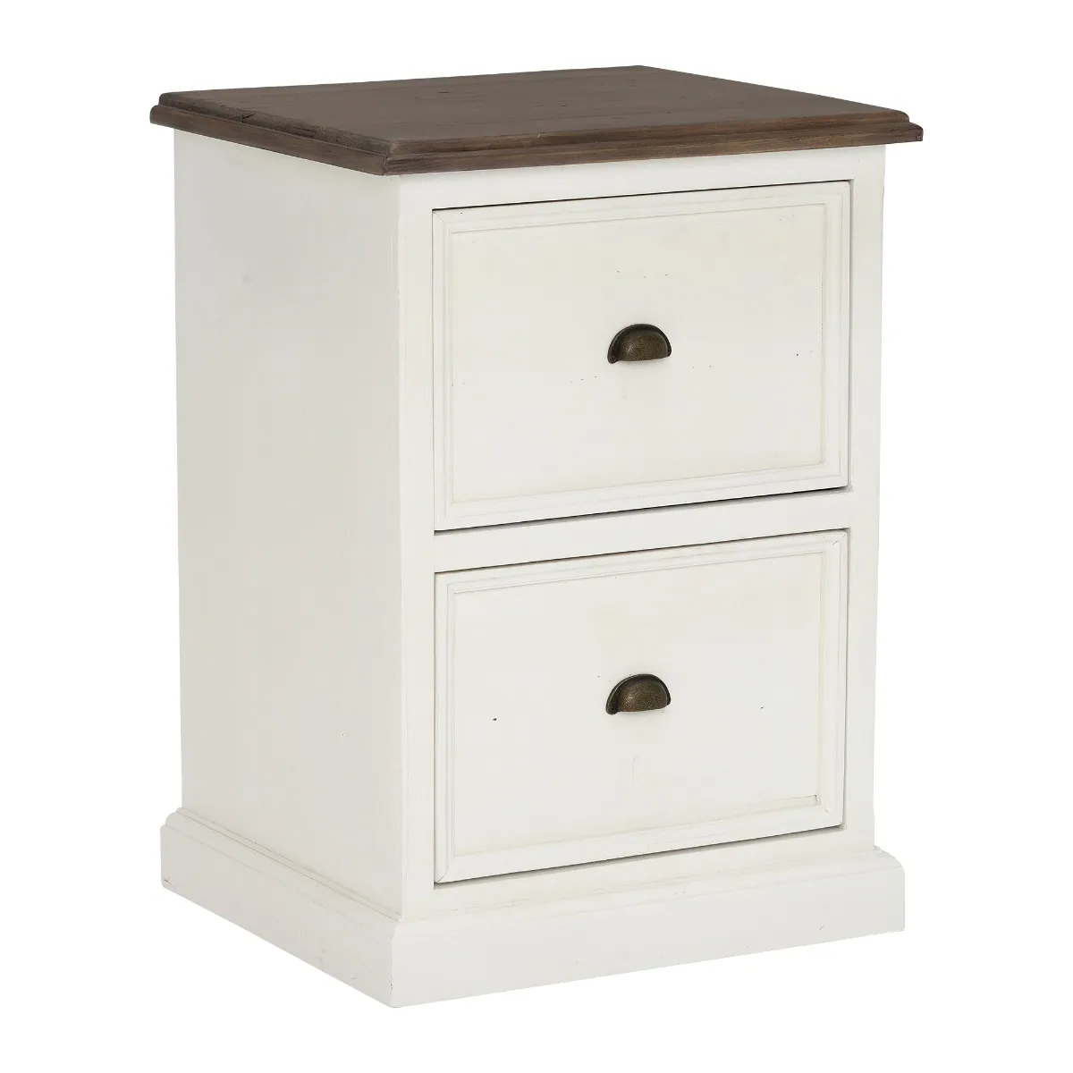 Berkshire Reclaimed Wood 2 Drawer Filing Cabinet