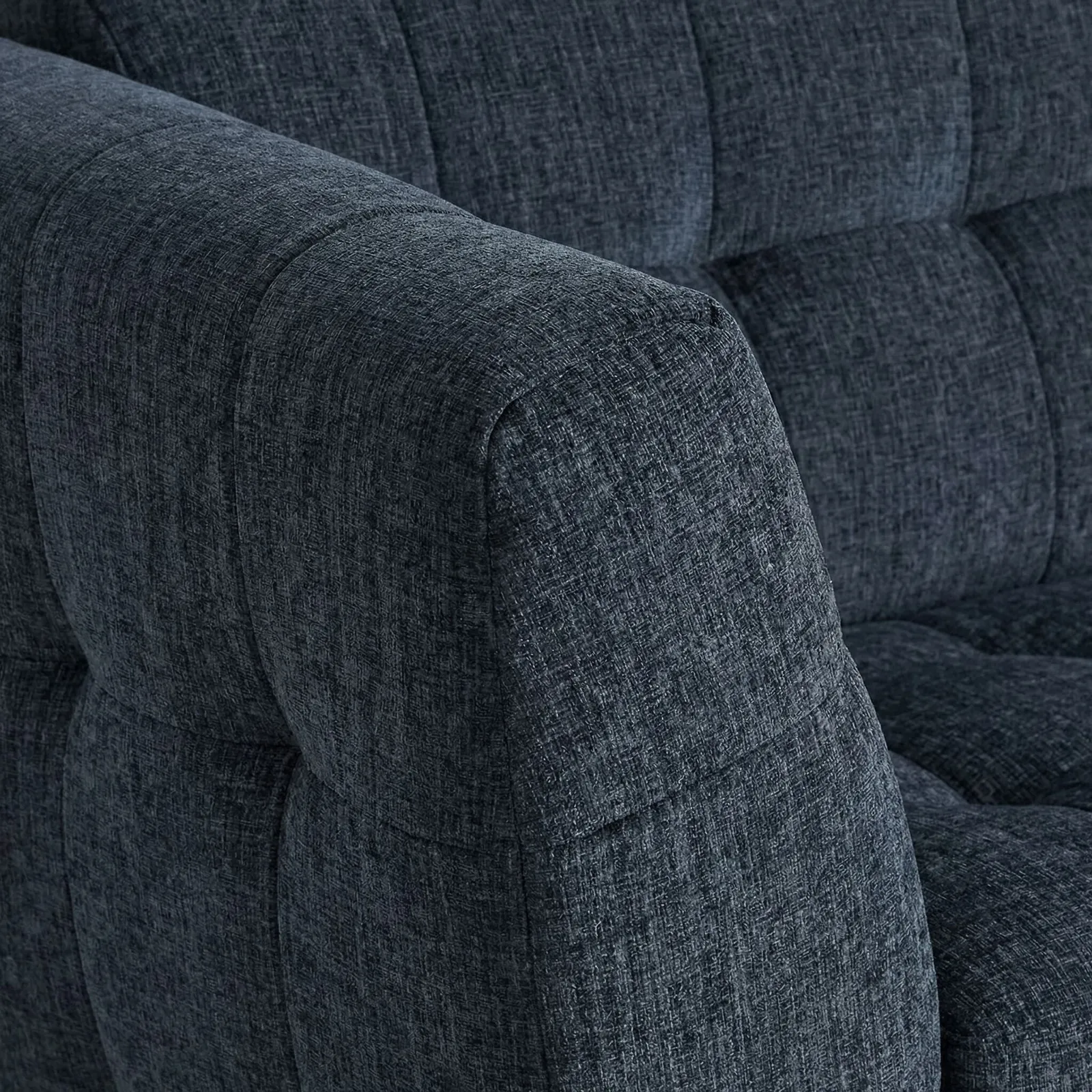 Azalea 3 Seater Sofa, Black Fabric | Barker & Stonehouse 4