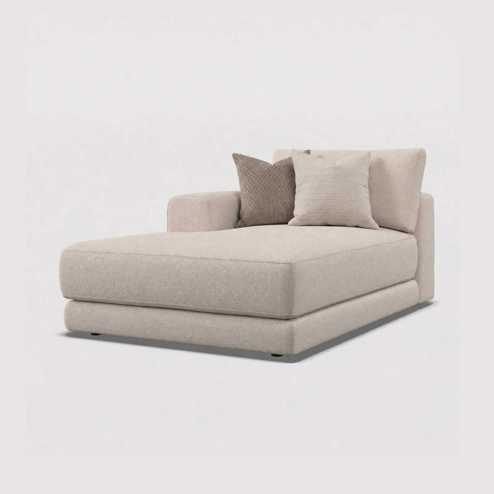 Lomax 1 Arm Chaise Lhf, Neutral | Barker & Stonehouse