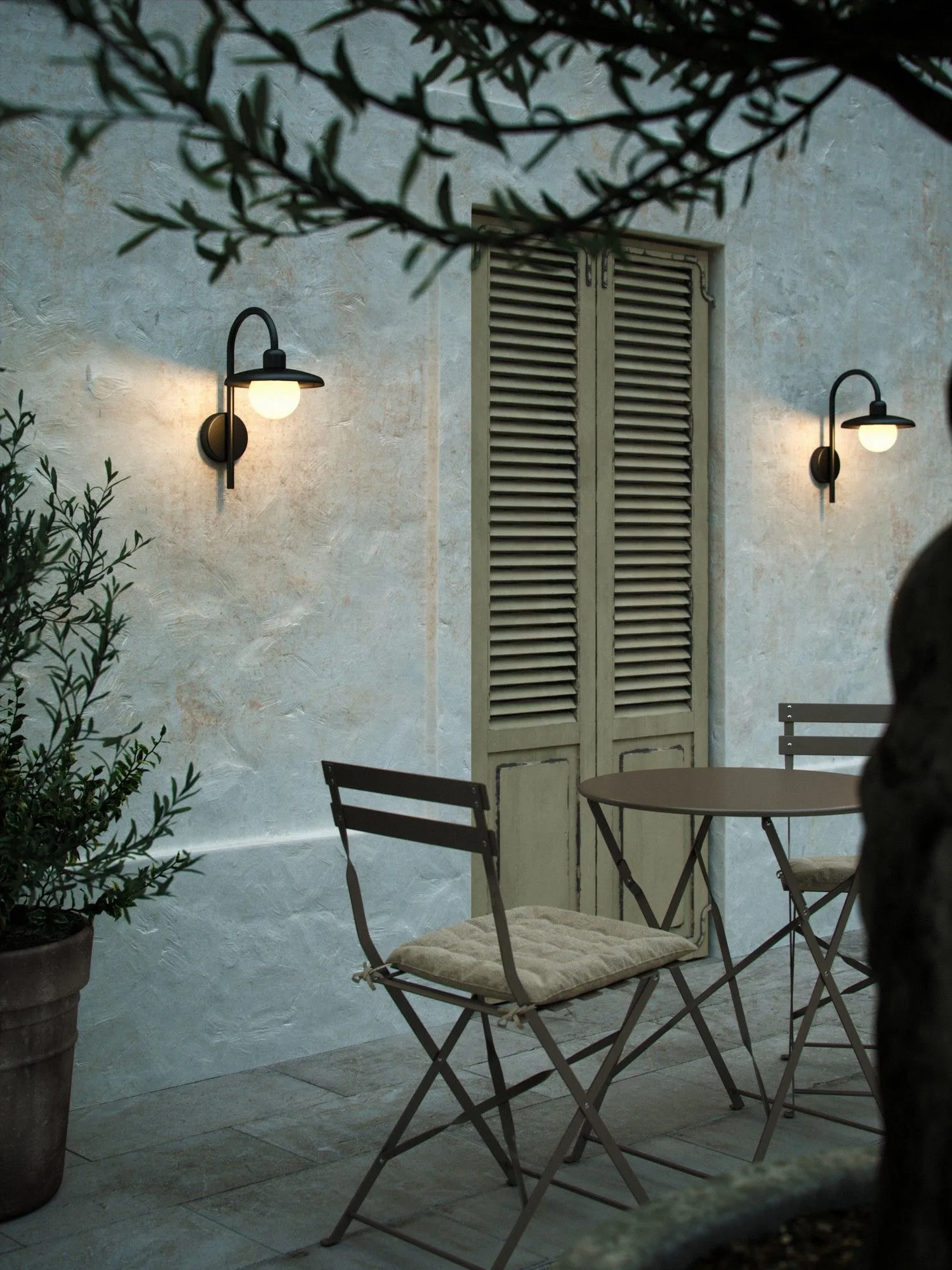 Nordlux Berlo Outdoor Wall Light Black Metal Garden E27 IP44 Mains 5