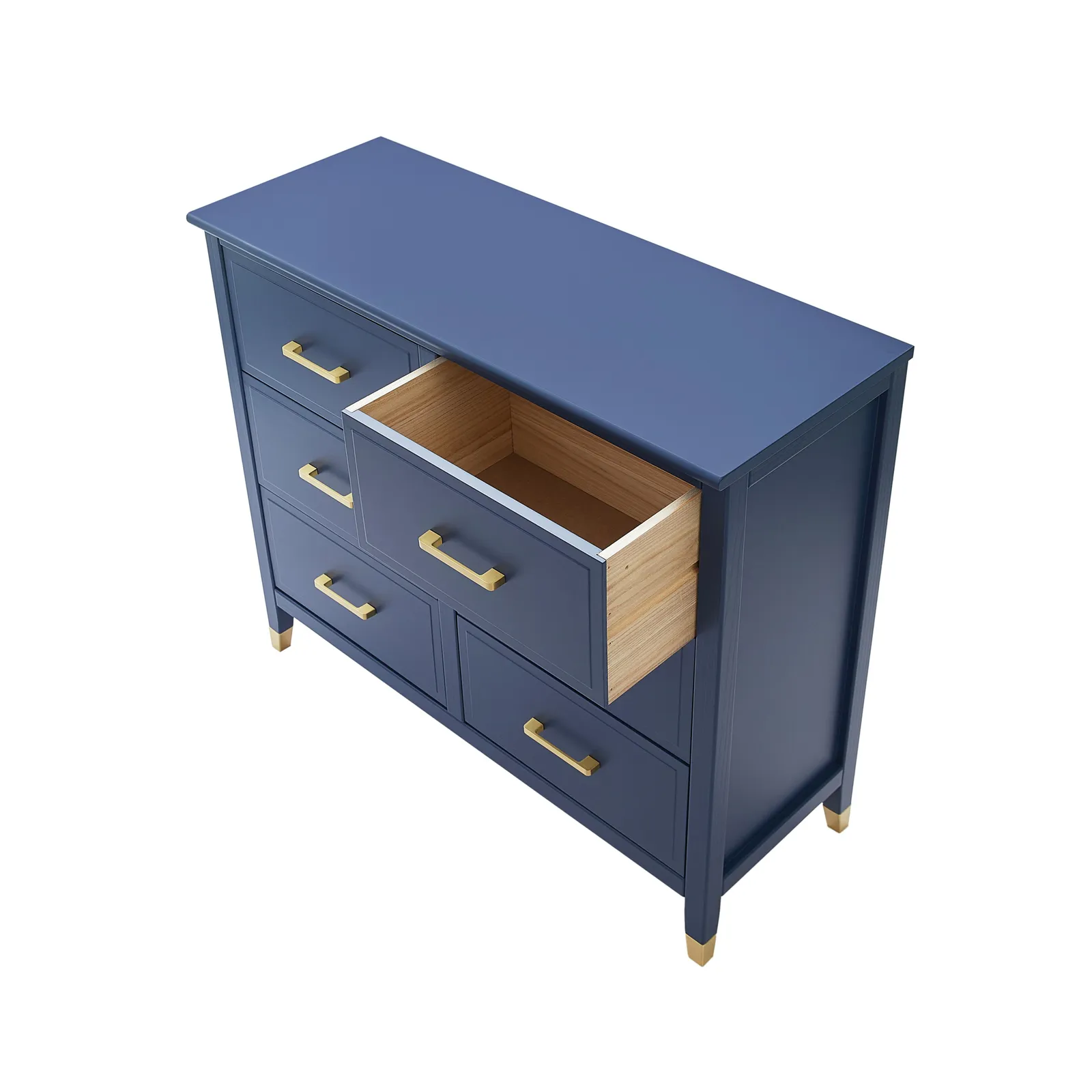 Cabinet Bits Palazzi 6 Drawer Chest of Drawers in Navy 3